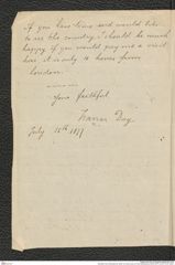 Nachlass Franz Steindachner, Brief von Francis Day an Franz Steindachner (05.08.1877), Inv.Nr. 97.03, Seite 2